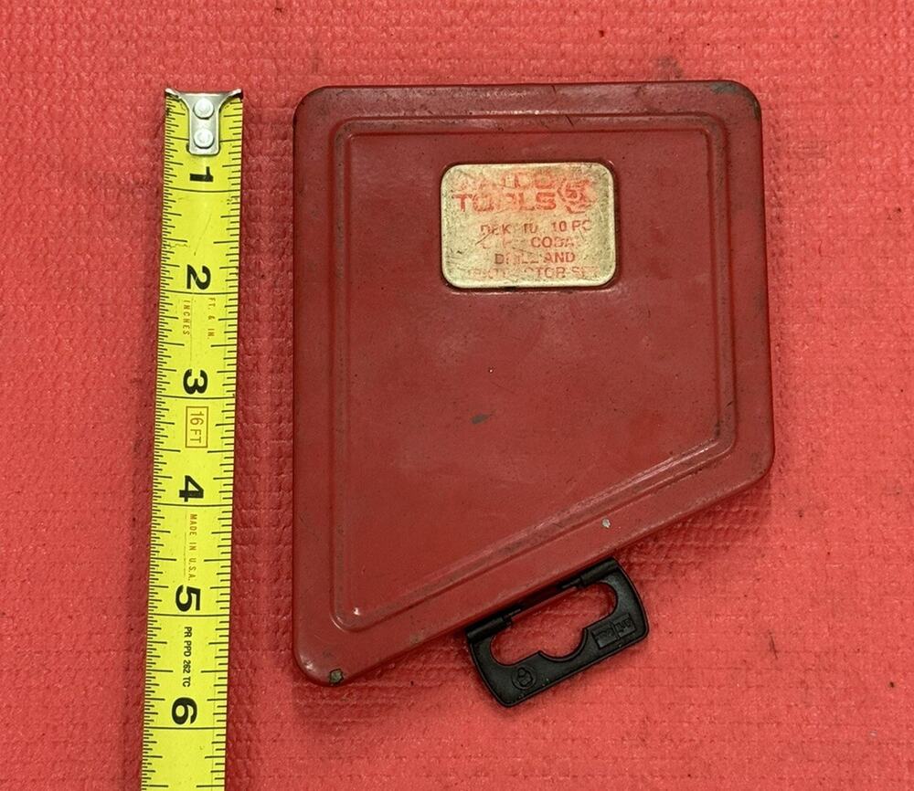 Matco Tools DEK10 Cobalt Drill Screw Extractor Set Case W/ Some Bits USA